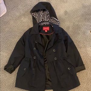A London fog rain coat